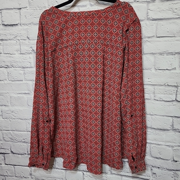 Liz Claiborne NWT Career Women's 3X Button Roll‎ Up Sleeve Blouse Professional - Picture 2 of 9